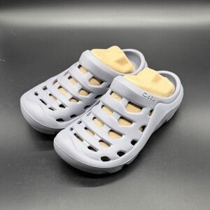 Oboz Whakata Coast Clog Sandals Mineral Grey Water Shoes Slip On Womens Size 5